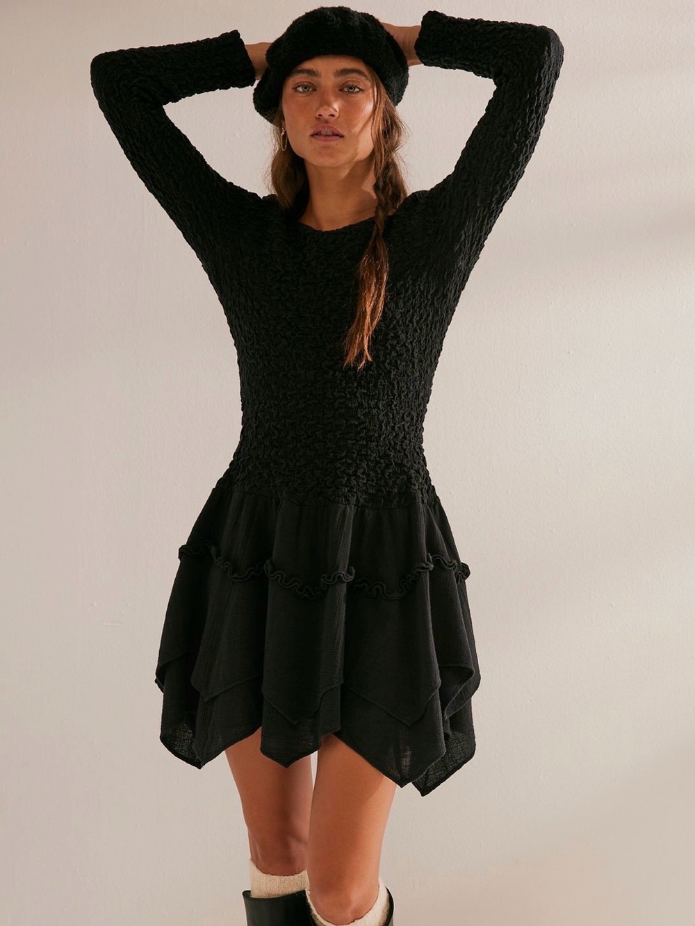 What A Time Drop-Waist Mini Dress